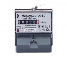 Счетчик электроэнергии Меркурий 201.7 однофазный однотарифный